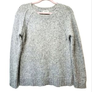AYMARA Gray Soft Baby Alpaca 70% Wool Blend Oversized Sweater Size Medium